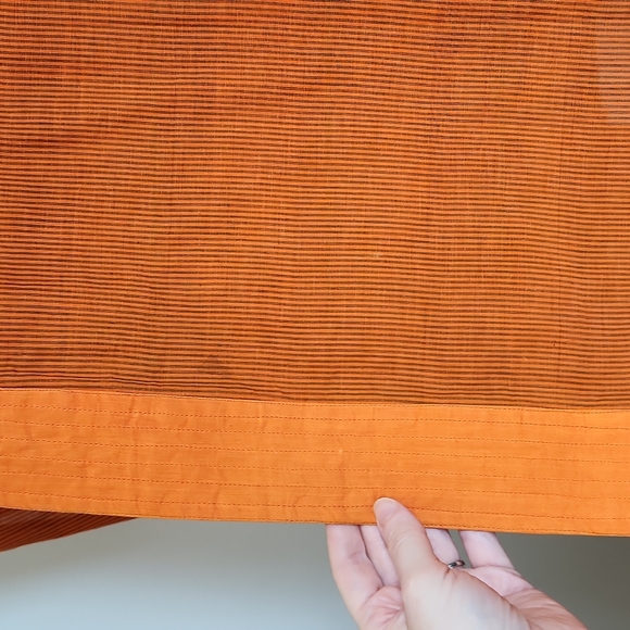 Handmade vintage orange and gold jacket/robe - Picture 12 of 12